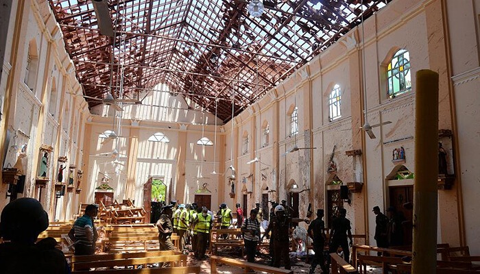 Easter sunday attack colombo sri lanka