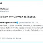 German tweet
